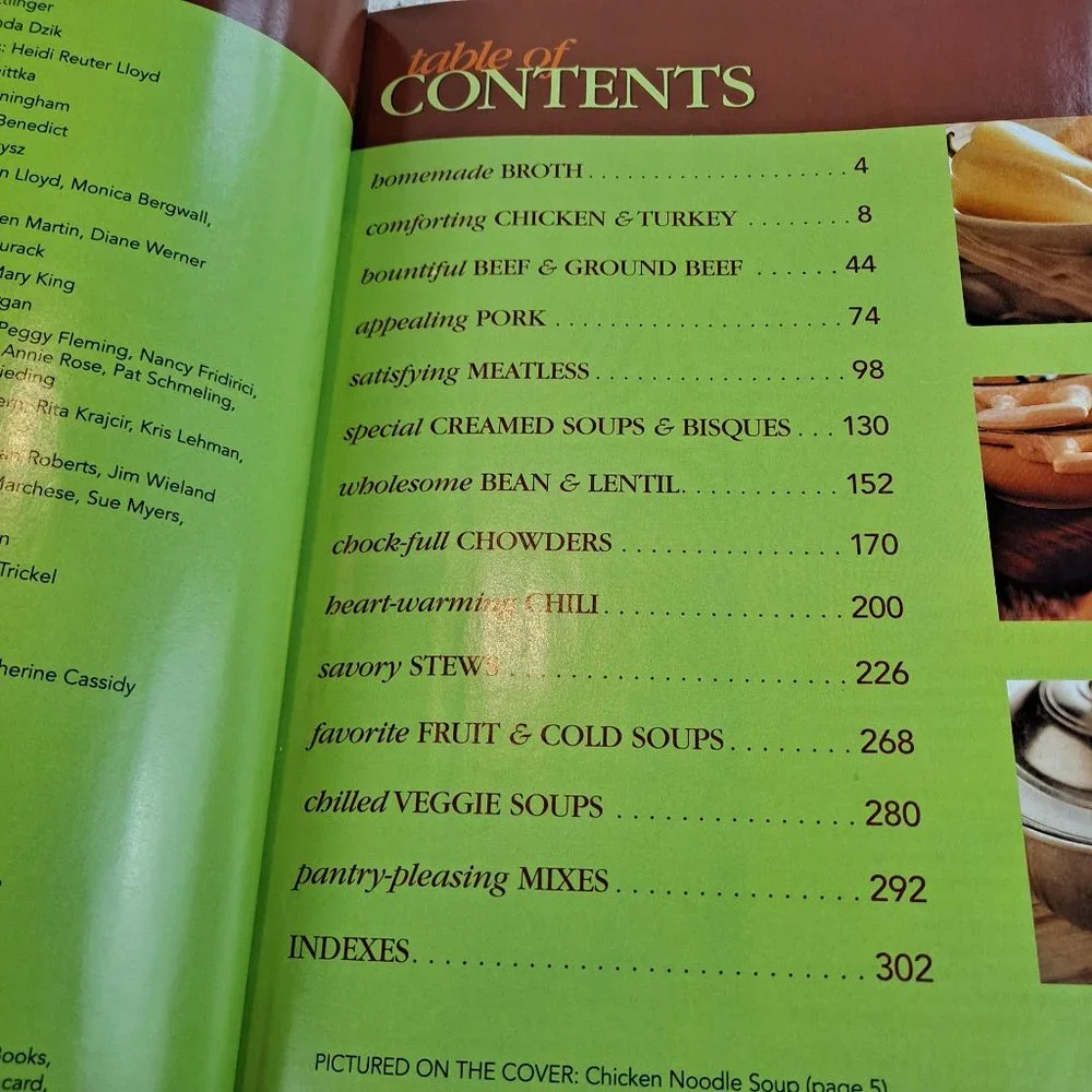 Big Book of Soup & New Ritz Gourmet Canvas Apron